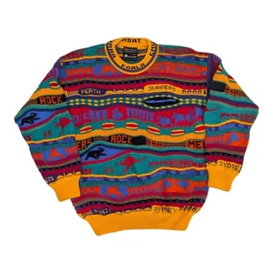 Suéter de lana tejido 3D Koala vintage Emaroo Australia para niños años 90 estilo Coogi 6 años - Imagen 1 de 10