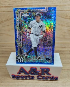 2025 Topps Holiday - Ben Rice RC - Chrome Blue Sparkle Refractor 041/199 Yankees - Bild 1 von 2