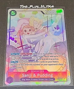 One Piece TCG English EB02-035 Sanji & Pudding Alt Art Parallel - Picture 1 of 3