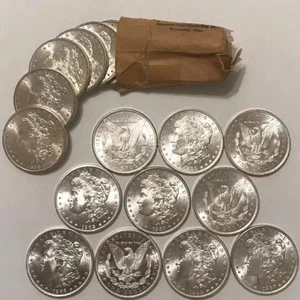 Lote de 6 dólares de plata Morgan Americanos 1878-1893 CC - Fechas mixtas sin circular - Imagen 1 de 1