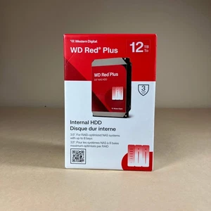 Nuevo Western Digital WD 3.5" Red Plus 12TB SATA-600 HDD WD120EFGX-SPCPHN0 - Imagen 1 de 6