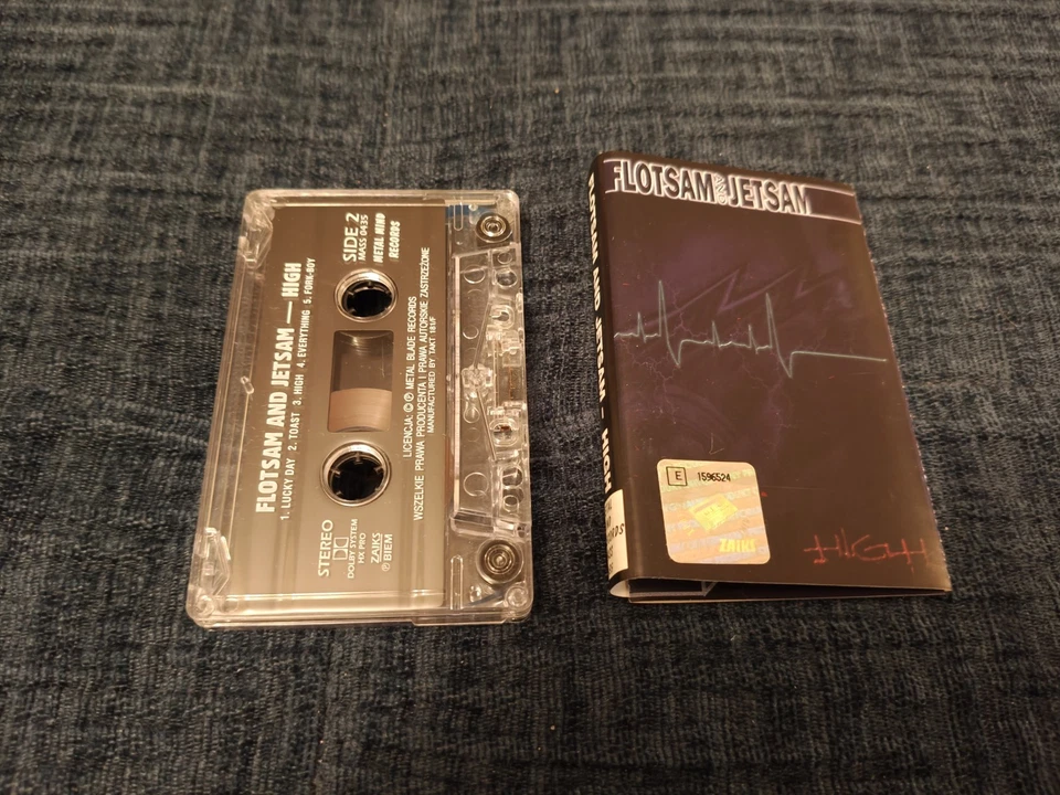 Flotsam and Jetsam High MC Cassette Exodus Testament Megadeth Metallica Overkill - Image 1 of 4