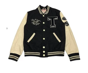True Religion Varsity Jacket "Richie" Letterman Bomber Jacket Men's Medium - Picture 1 of 5