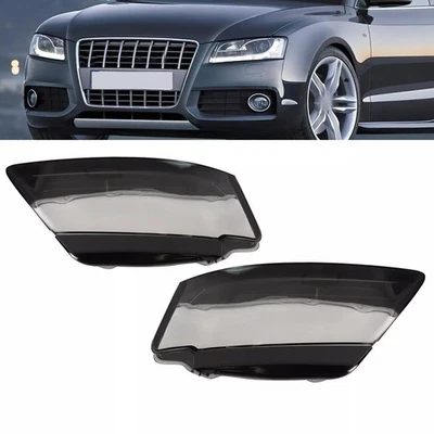 2PCS Headlight Headlamp Lens Cover Shell Fit For Audi A5 S5 RS5 2008-2012 - Image 1 of 4