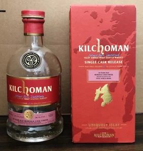 Kilchoman 10 Jahre Marsala Single Cask Malt Scotch Whisky Flasche mit Box - Bild 1 von 15
