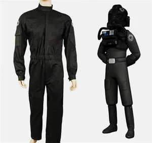 New Star Wars Imperial Tie Fighter Pilot Flight Uniform Suit Men Costume Cosplay - Picture 1 of 6