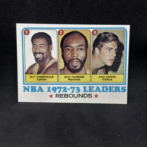 1973-74 Topps #157 NBA 1972-73 Rebounds Leaders Basketball Card Wilt Chamberlain - Picture 1 of 2