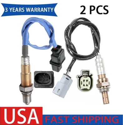 For 2013-2020 Lincoln Mkz Ford Fusion 2.0l L4 2PCS Up+Downstream Oxygen Sensor - Image 1 of 4