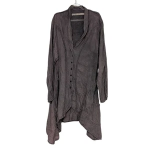 Cynthia Ashby 100% Leinen Ray Jacke Damen Größe S Lila Lagenlook Oversized - Bild 1 von 13