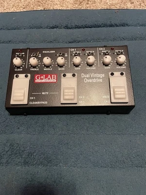 Pedal de efectos para guitarra G-LAB Dual Vintage Overdrive con ecualizador Foto 1 de 4