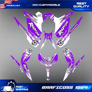 Yamaha Raptor 700 700R graphics kit 2013 2014 2017 to 2025 decals stickers atv - Picture 1 of 4