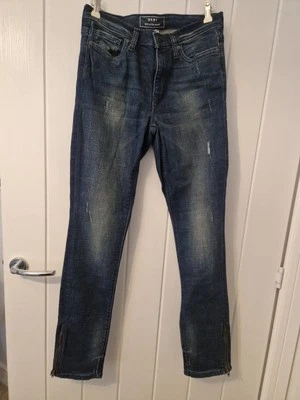 Ladies DKNY Skinny Jeans Blue Size 6 Zip Detail Blue New Without Tags - Image 1 of 4