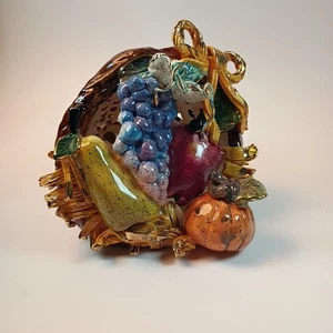 Blue Sky Clayworks Heather Goldminc Füllhorn Horn mit viel Teelicht - Bild 1 von 17