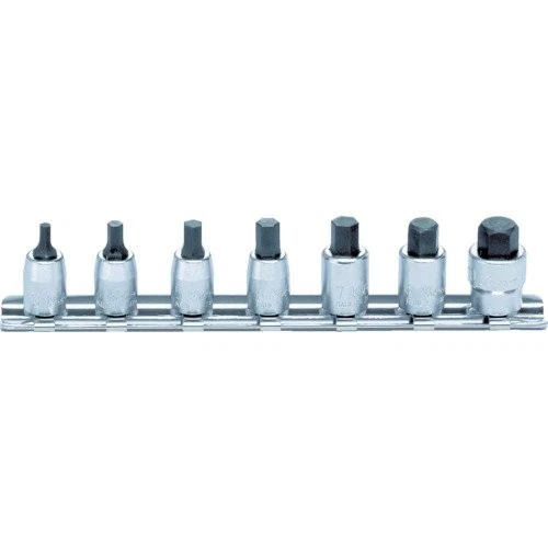RS2010M/7-L25 1/4 Sq. Dr. Socket set 3-10mm Hex Length 25mm 7 pieces Koken - Image 1 of 1