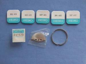 Grand Seiko Automatic 6155 - 6156 Restore Set Lot Genuine New Parts - Imagen 1 de 2