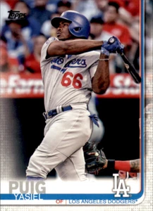 2019 Topps #162 Yasiel Puig - Los Angeles Dodgers - Picture 1 of 1