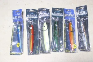 Lot of 6 Ahi Assault 8 & 10oz Diamond Jigs - Picture 1 of 13