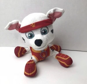 Paw Patrol Marshall Spin Master Plush 8” Dalmatian Fire Fighter Nick Jr - Picture 1 of 5