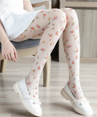 Mujeres Dama Elegante Retro Encaje Bordado Flor Floral Medias Pantimedias Medias Foto 1 de 4