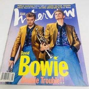 INTERVIEW Magazine DAVID BOWIE Gwyneth Paltrow STEVEN KLEIN 1995 September - Picture 1 of 10