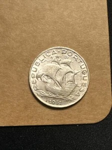 1951 Portugal 5 Escudos PD - Picture 1 of 2