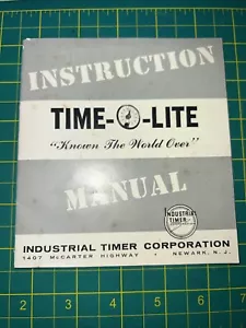 Vintage Time-O-Lite Instruction Manual Timer - Picture 1 of 8