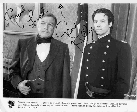 K-GENE KELLY Autographed Photo from North and South Photo  w/coa Cover