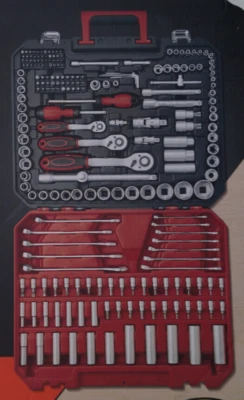 Parkside Steckschlüsselsatz Set 216-Teile Nussätze Knarrenkasten Ratschenkasten - Bild 1 von 4