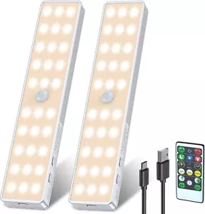 30LEDs Dimmer USB Rechargeable Motion Sensor Light wireless for Wardrobe,Kitchen - Picture 1 of 1
