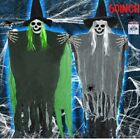 60'' Hanging Witch Skeletons 2 Halloween Decorations Outdoor Home,  Spider Web