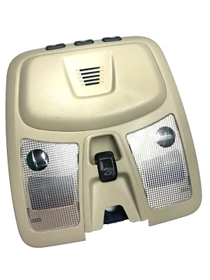 01-09 Volvo S60 V70 XC70 XC90 S80 FRONT DOME map LIGHT overhead ASSEMBLY beige - Image 1 of 4