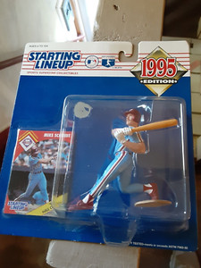 1995 MIKE SCHMIDT Starting Lineup,  Phillies HOF 3rd Baseman, w/player card MVP