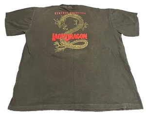1992 Lady Dragon Cynthia rothrock cult kung fu karate movie tee vtg 80s L M3 - Picture 1 of 4