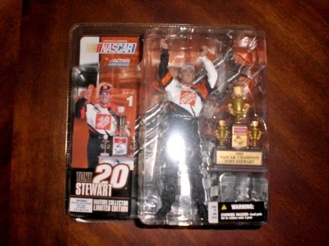Tony Stewart #20 Home Depot McFarlane Hobby Only!!  2002 NASCAR Champ Cover