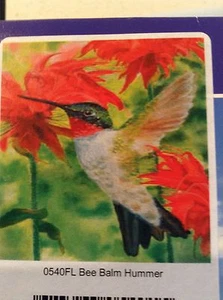 Bienenbalsam Hummer doppelseitige Flagge 28" x 40" Kolibri individuelle Dekoration $24,99 - Bild 1 von 9