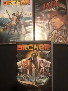 Archer DVD Season Lot Bundle- Seasons 1, 4, & 8 - Picture 1 of 15