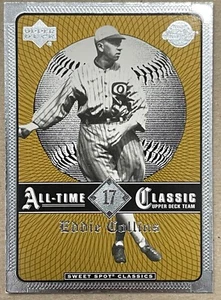 2002 UPPER DECK SWEET SPOT CLASSICS EDDIE COLLINS BASEBALL CARD #17 - Picture 1 of 2