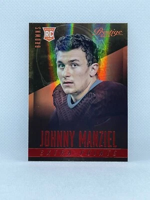 65. Johnny Manziel 2014 Panini Prestige RC #253 Cleveland Browns - Image 1 of 2