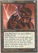 Yotian Soldier X4 (4th Edition) MTG (NM) *CCGHouse* Magic
