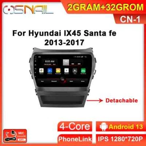 Android Car Radio For Hyundai Santa Fe 3 2013-2017 GPS Navi Carplay Video Player - Picture 1 of 28