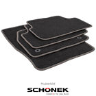 Produktbild - SCHÖNEK Veloursmatten Textilmatten Fußmatten für Opel CORSA E ab 12.2014 4-tlg