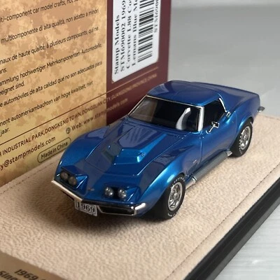 Sello 1/43 STM690002 1969 Chevrolet Corvette L88 cupé faros abiertos/techo cerrado Foto 1 de 2