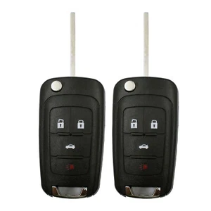 2X Remote Key Fob Shell Case for GMC Terrain 2010 2011 2012 2013 2014 2015 2016 - Picture 1 of 3