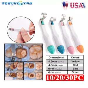 Bandas de matriz de metal con forma profesional dental 30 un. Bandas de restauración molar/premolar - Imagen 1 de 7