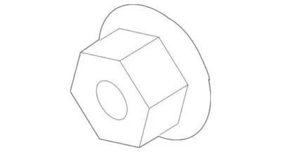 Tuerca trasera de vidrio OEM NUEVA Ford 2007-2014 F-150 Explorer Sport Trac -N621991-S424 Foto 1 de 2