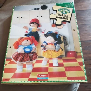 Cabbage Patch Kids 1984 Baking Buddies Woodboard Puzzle Very Good In Box  - Picture 1 of 2