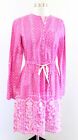 Meadow Rue Anthropologie Anila Pink Geometric Drawstring Shirt Dress Size 2