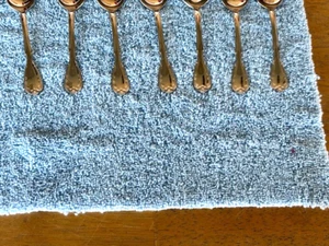 6-Noritake SERENADE 18/8 STAINLESS STEEL Teaspoons 5-7/8" EUC - Picture 1 of 4