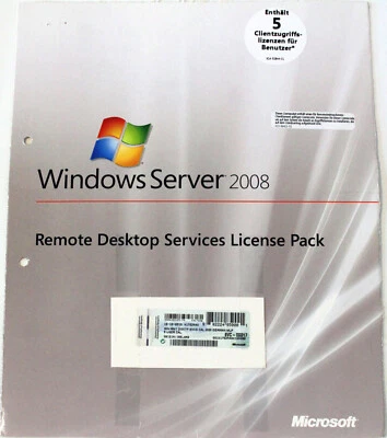 Microsoft - Windows Server 2008/2008 R2 Terminal CAL 5 User - 6VC-00017 - Bild 1 von 3