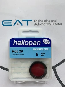 Heliopan Lichtfilter E27 Rot 29 vergütet, SLIM Version - Bild 1 von 2